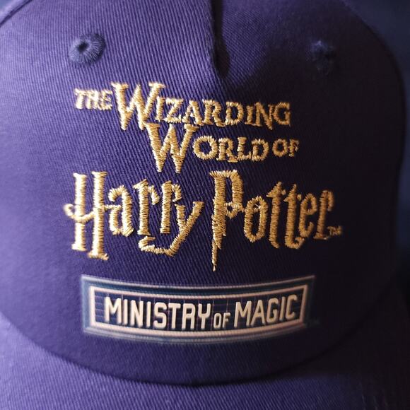Wizarding World of Harry Potter Ministry of Magic Blue Universal Studios Hat Cap - Picture 12 of 14